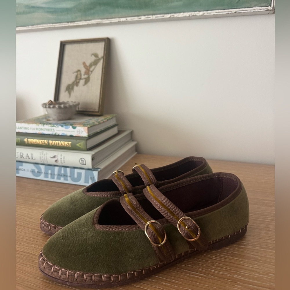 Flabelus Claire Mary Jane flats, never worn